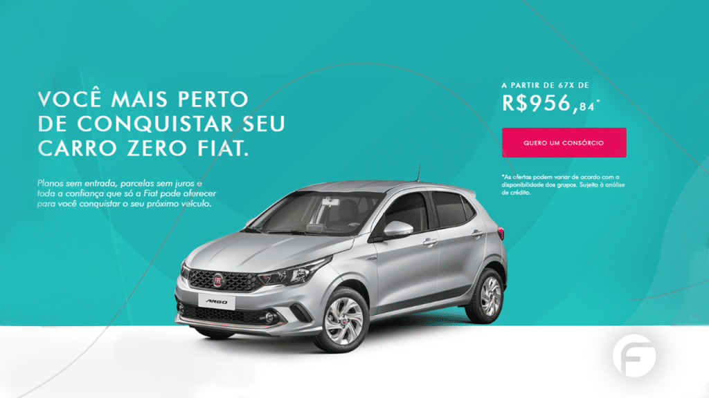 propaganda do consórcio fiat