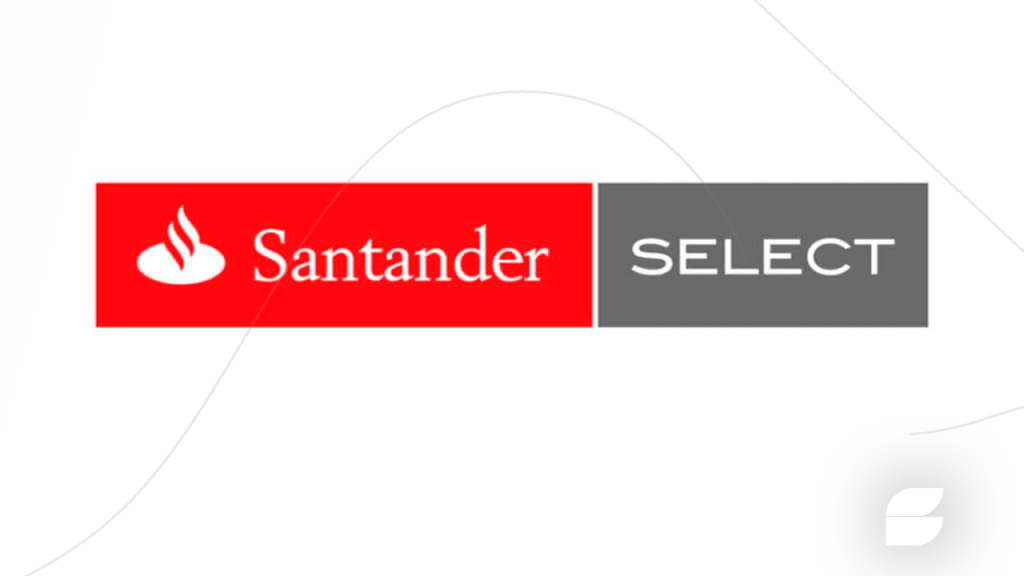 logomarca santander select melhor banco para investir